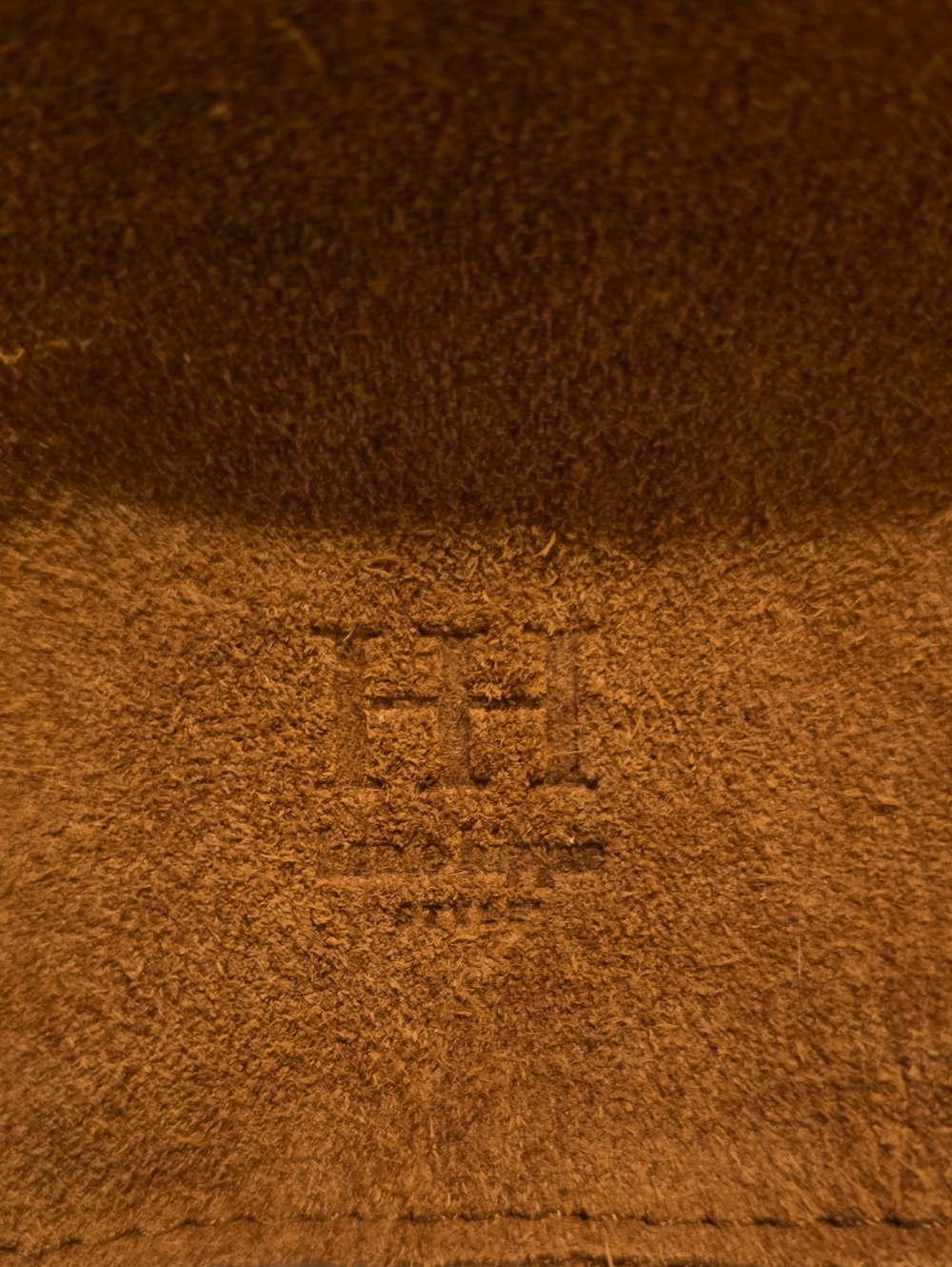 Haute Hippie Festival Suede Hobo Bag Brown Tan Whipstitch Slouchy With Pouch - Picture 11 of 16